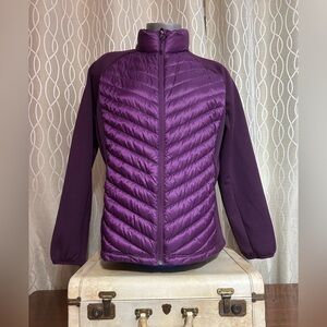 Down Quilted Jacket Purple Woman’s XL